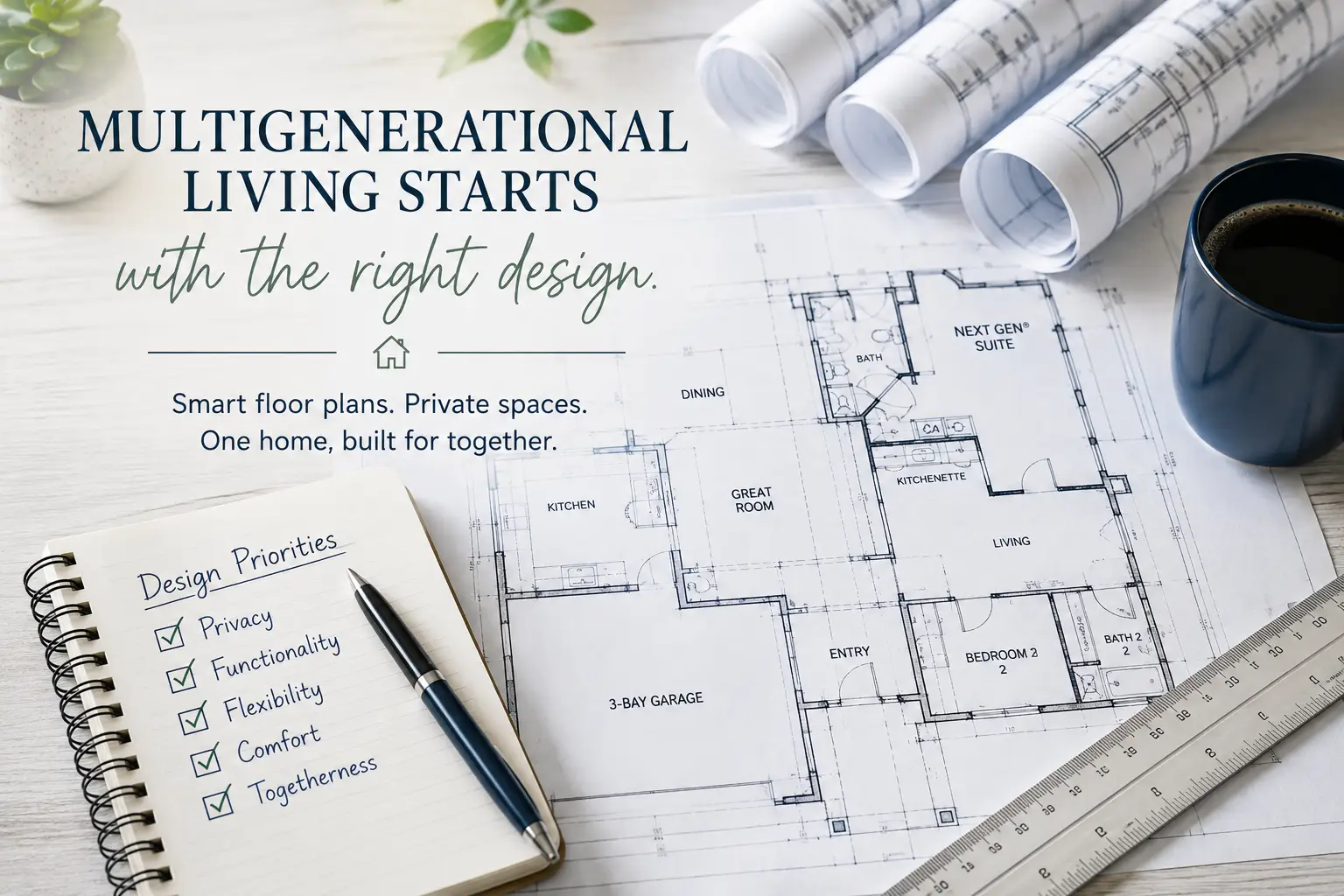 Lennar Next Gen homes Arizona multigenerational floor plan and design guide