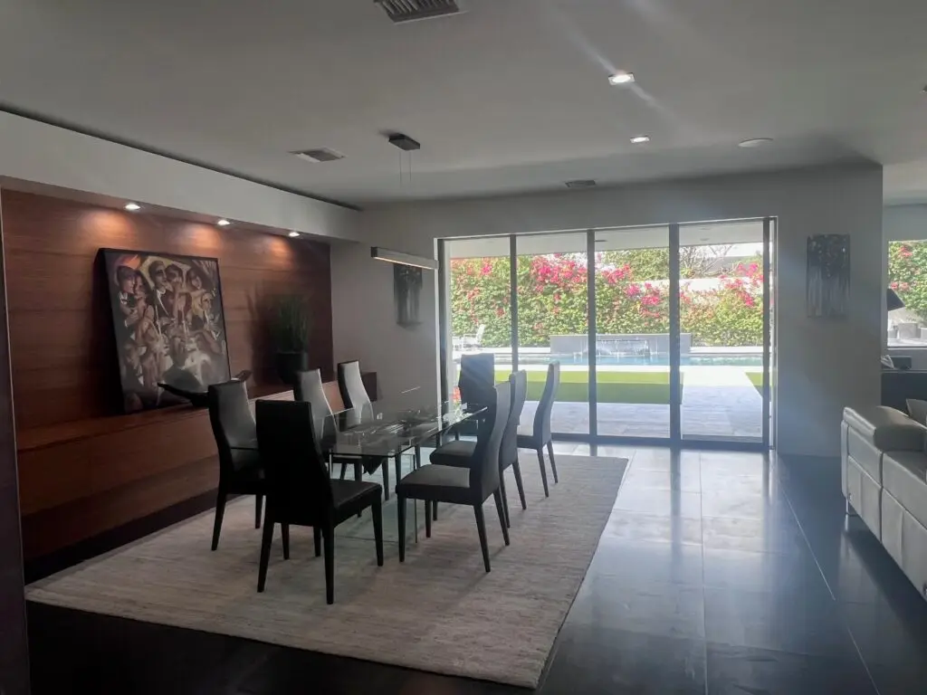 Large Dining Room area in main home
