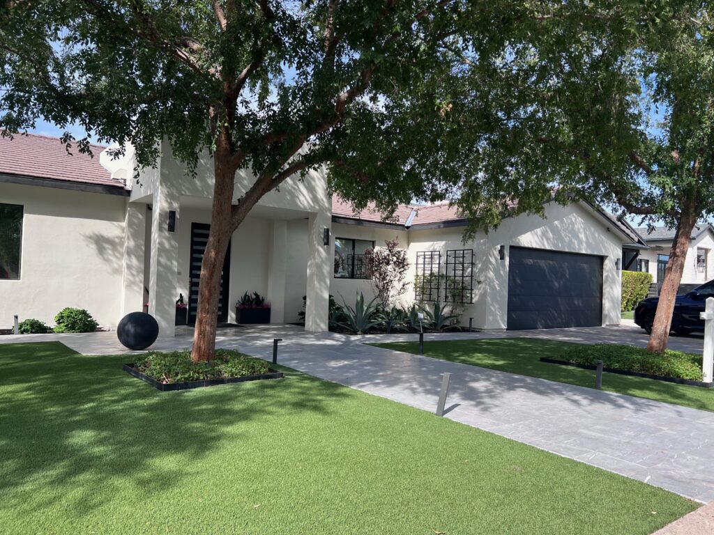 Front of home showing main garage and entrance